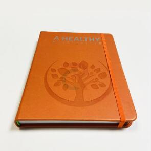The Perfect Tool for Organization: Hardcover Leather Planner with Index Tabs