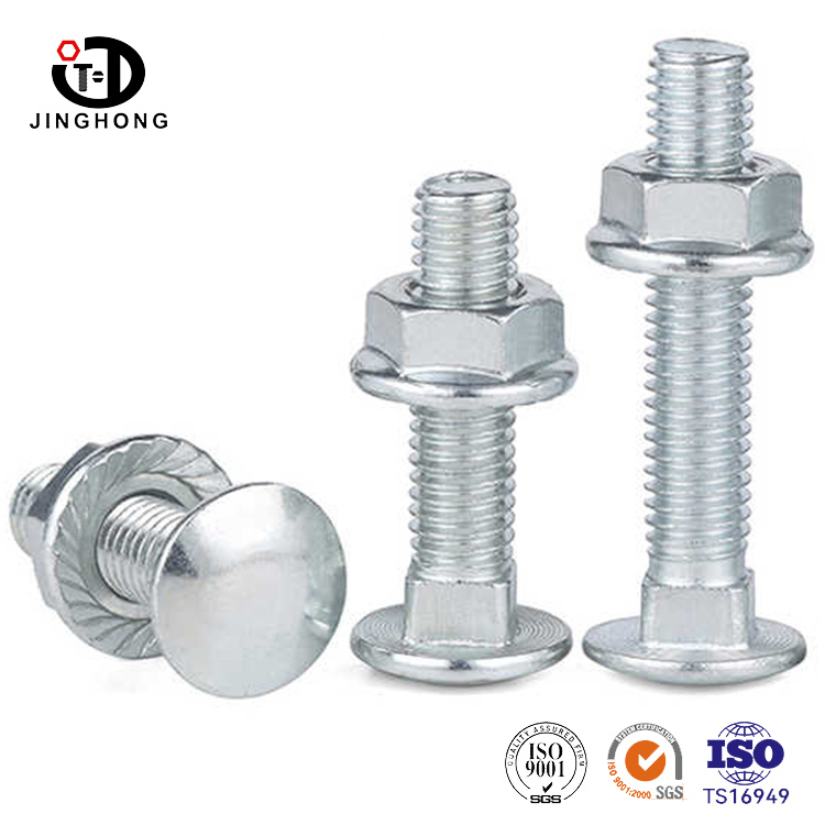 Blue White Zinc Bumper Bolts and Nuts – Precision, Strength, and Eco-Friendly Protection